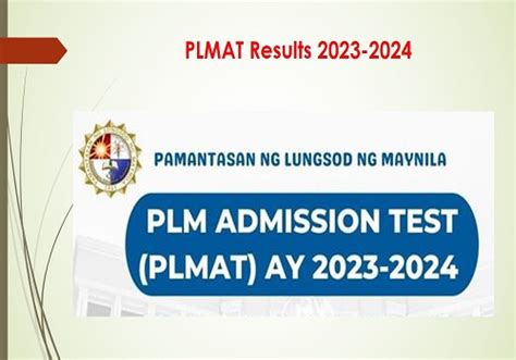PLMAT Results 2023.